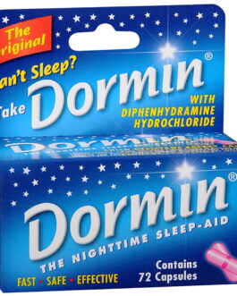 Dormin Nighttime Sleep-Aid – 72 Capsules (Pack Of 3)